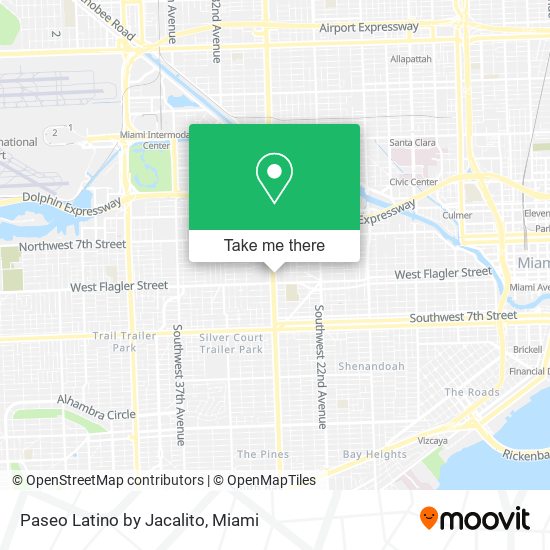 Paseo Latino by Jacalito map