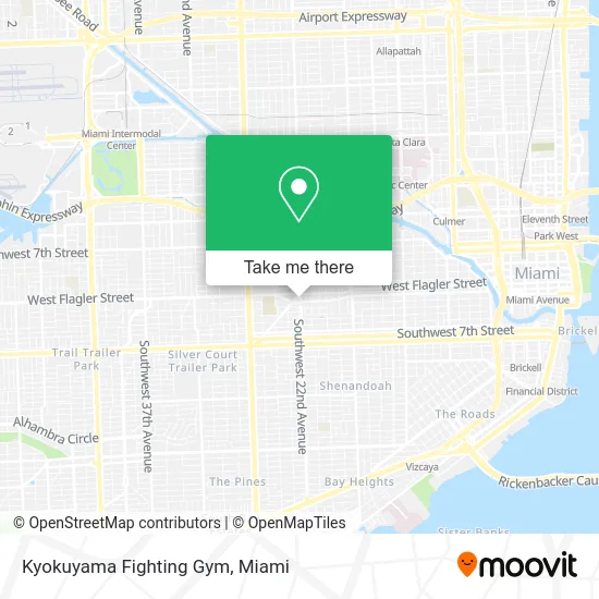 Kyokuyama Fighting Gym map