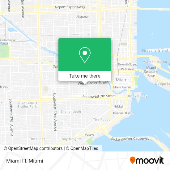 Miami Fl map