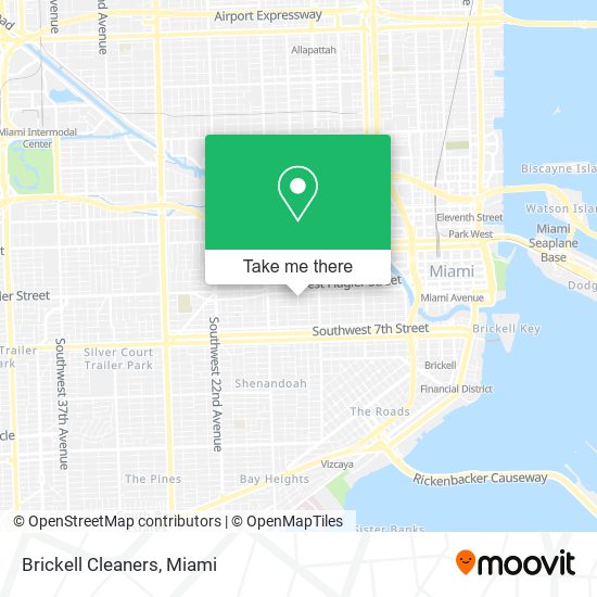 Mapa de Brickell Cleaners