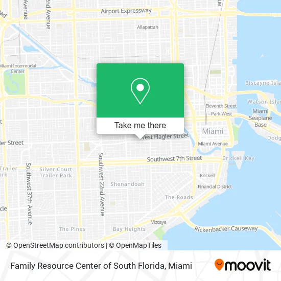 Family Resource Center of South Florida map