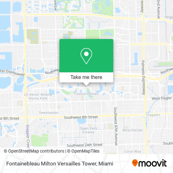 Fontainebleau Milton Versailles Tower map