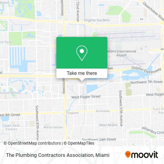 The Plumbing Contractors Association map