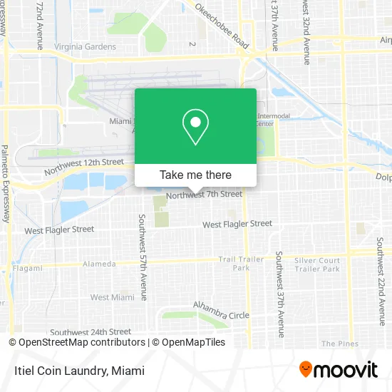 Mapa de Itiel Coin Laundry