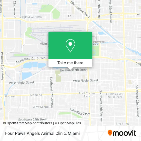 Four Paws Angels Animal Clinic map