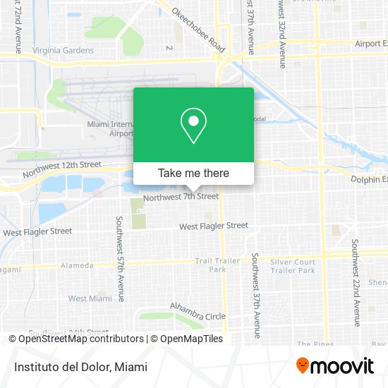 Mapa de Instituto del Dolor