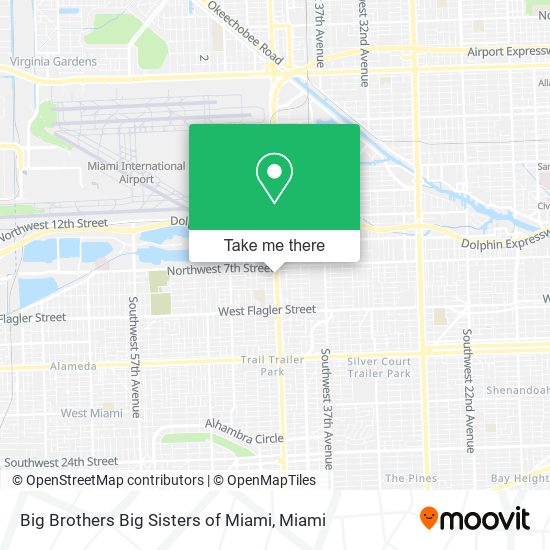 Big Brothers Big Sisters of Miami map