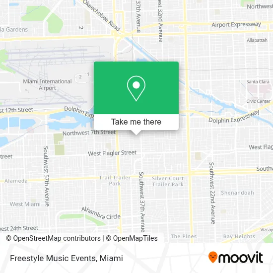 Freestyle Music Events map