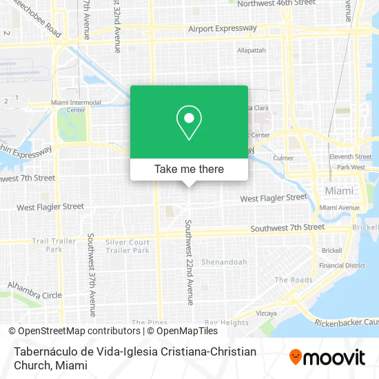 Mapa de Tabernáculo de Vida-Iglesia Cristiana-Christian Church