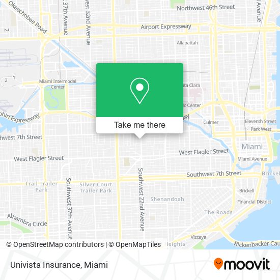 Univista Insurance map