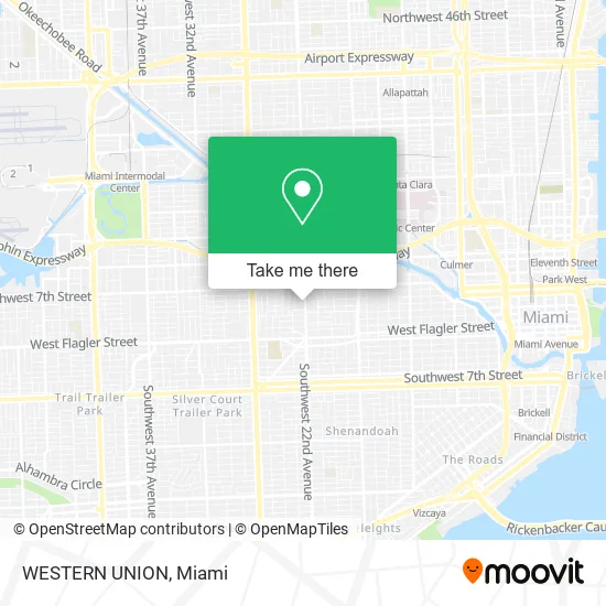 Mapa de WESTERN UNION