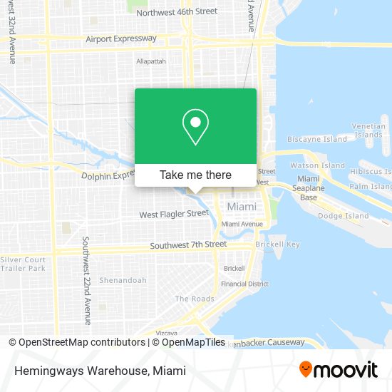 Mapa de Hemingways Warehouse