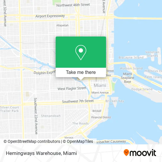 Hemingways Warehouse map