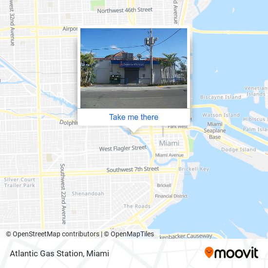 Mapa de Atlantic Gas Station