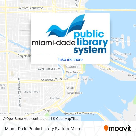 Miami-Dade Public Library System map