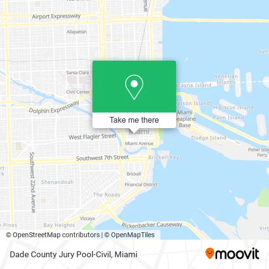 Dade County Jury Pool-Civil map