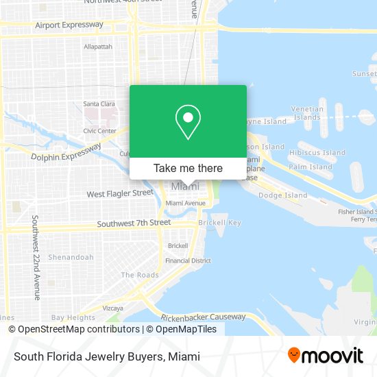 South Florida Jewelry Buyers map