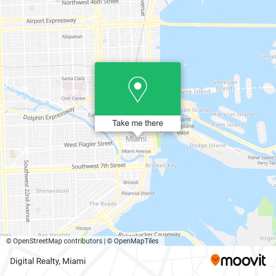 Digital Realty map