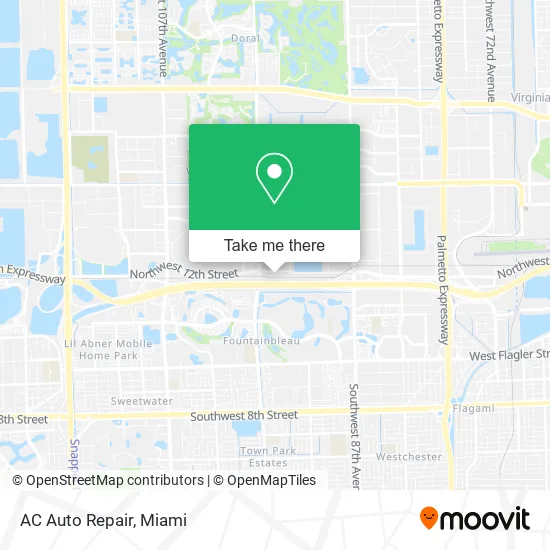 AC Auto Repair map