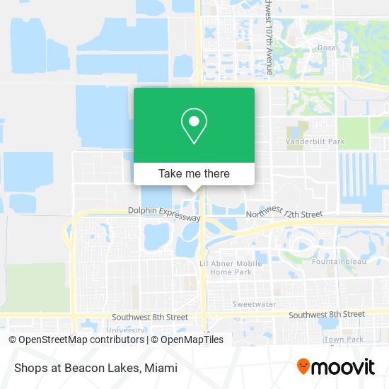 Shops at Beacon Lakes map