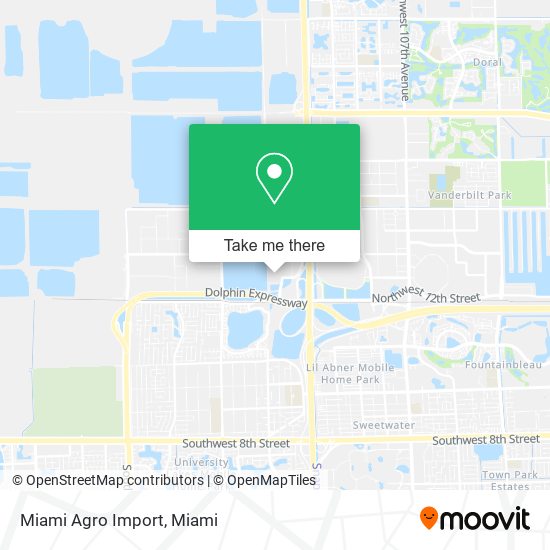 Mapa de Miami Agro Import