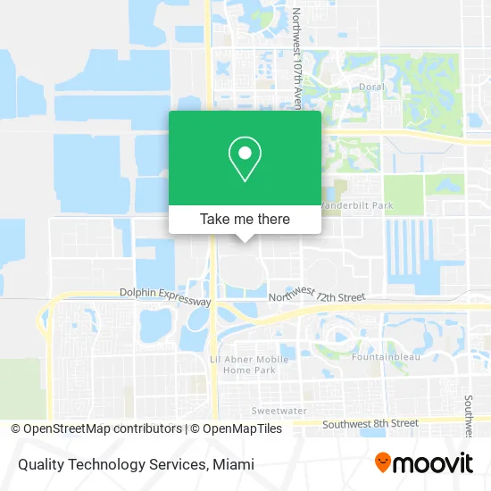 Quality Technology Services map