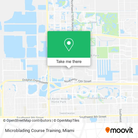 Microblading Course Training map