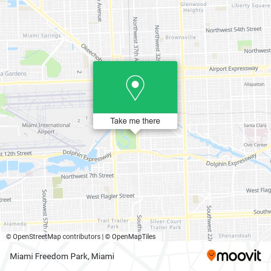 Mapa de Miami Freedom Park