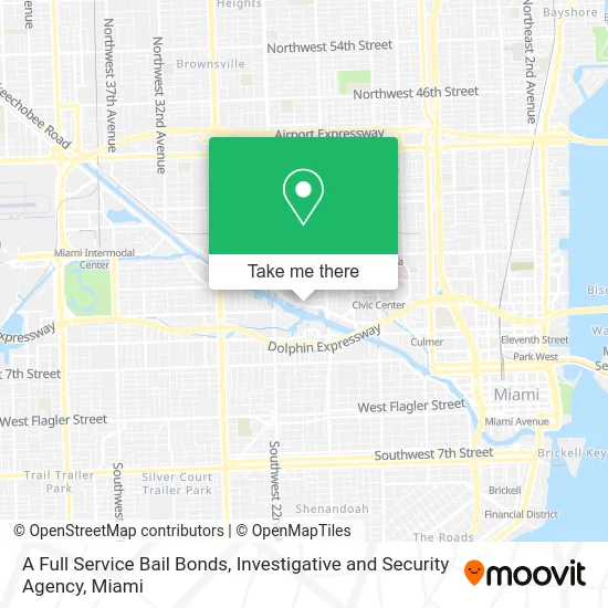 A Full Service Bail Bonds, Investigative and Security Agency map