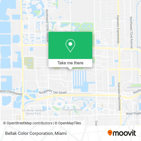 Bellak Color Corporation map