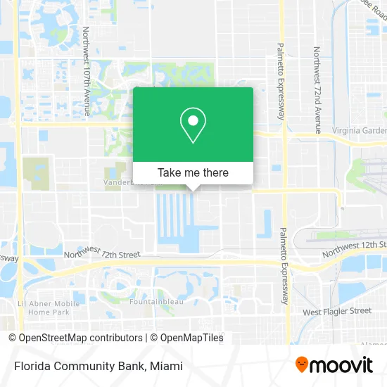 Florida Community Bank map