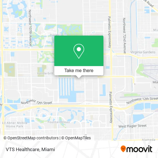 VTS Healthcare map