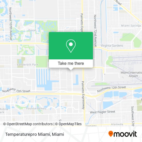 Temperaturepro Miami map