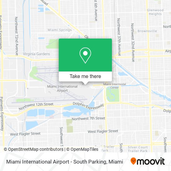 Miami International Airport - South Parking map