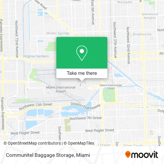 Mapa de Communitel Baggage Storage