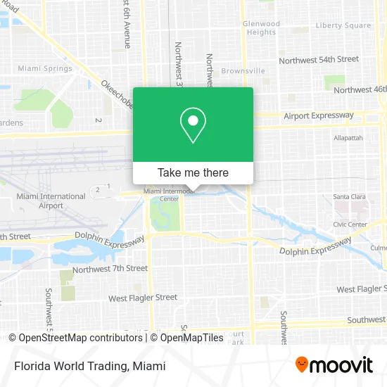 Florida World Trading map