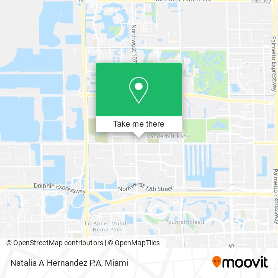 Natalia A Hernandez P.A map