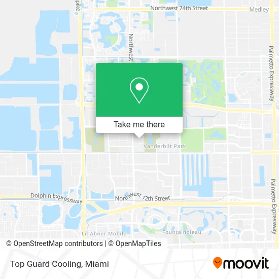 Top Guard Cooling map