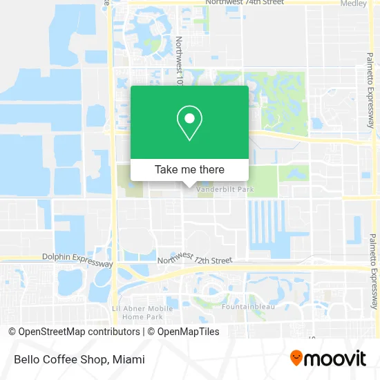 Bello Coffee Shop map