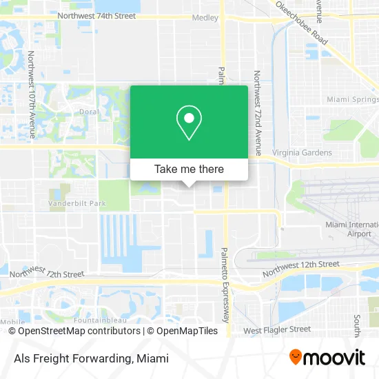 Mapa de Als Freight Forwarding