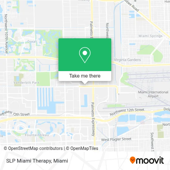 SLP Miami Therapy map