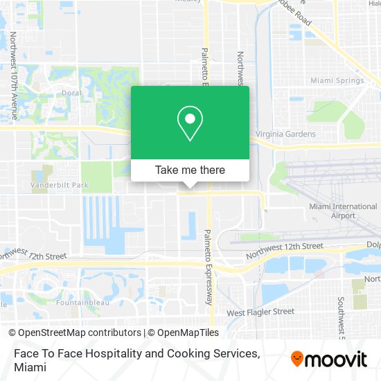 Face To Face Hospitality and Cooking Services map