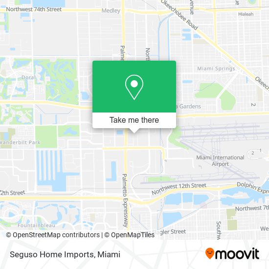 Seguso Home Imports map