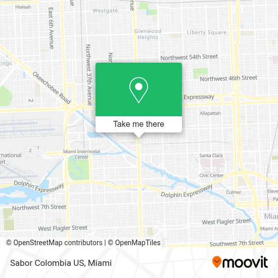 Sabor Colombia US map