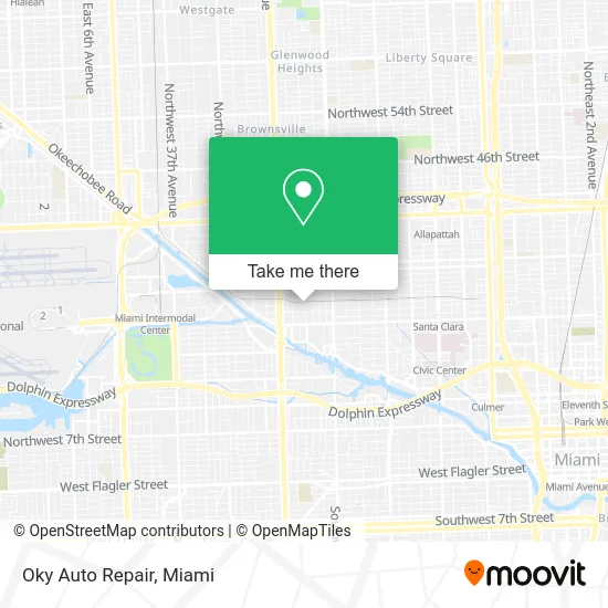 Oky Auto Repair map