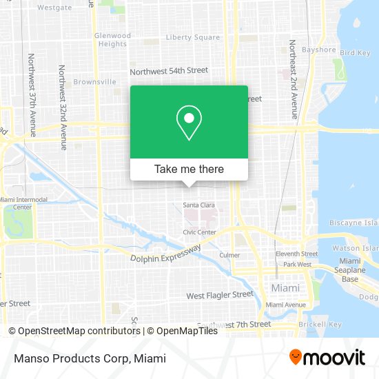 Manso Products Corp map