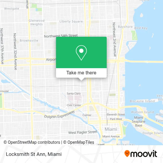 Locksmith St Ann map