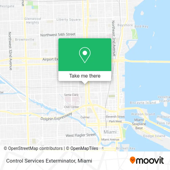 Control Services Exterminator map