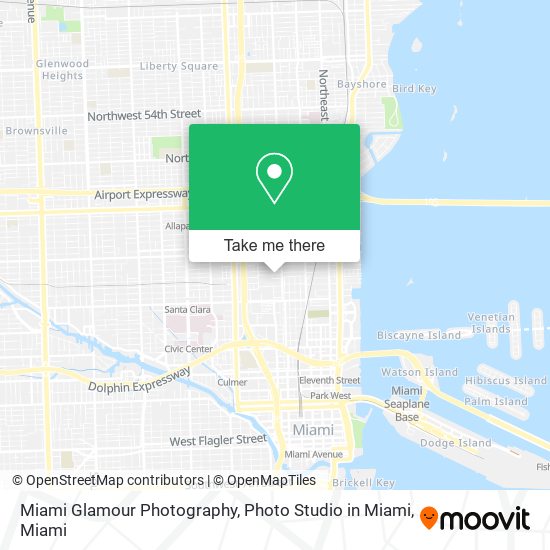 Miami Glamour Photography, Photo Studio in Miami map