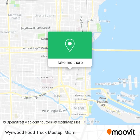 Wynwood Food Truck Meetup map